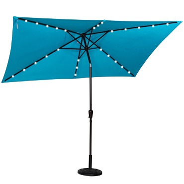 square LED patio umbrella