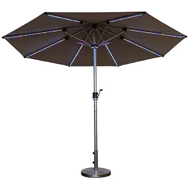 LED parasol umbrella