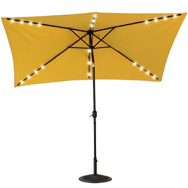 led square patio umbrella