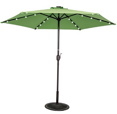LED patiao parasol